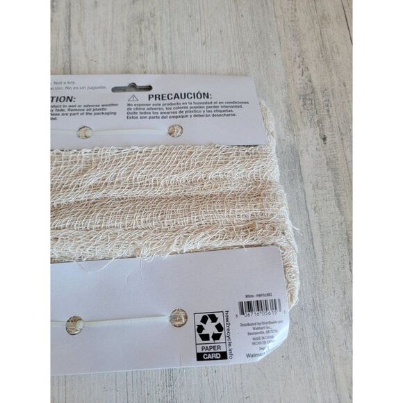 Halloween white freaky fabric home hanging web decor - Picture 5 of 7